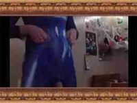Sissy in bodysuit shakes h