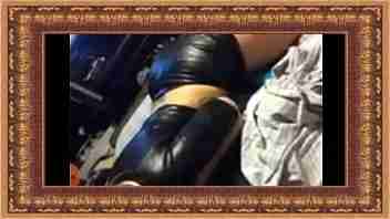 Fetish Leather grinding