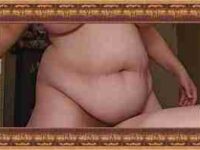 My BBW MILF wife sits on m