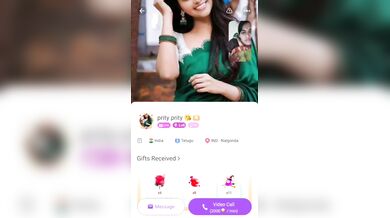 Video Telugu beautiful curvy Chamet nude...